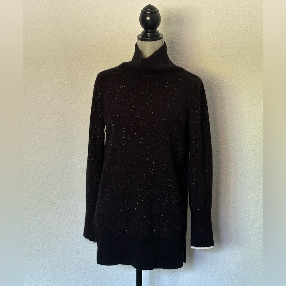 Rag & Bone 100% cashmere black mock neck sweater women’s medium